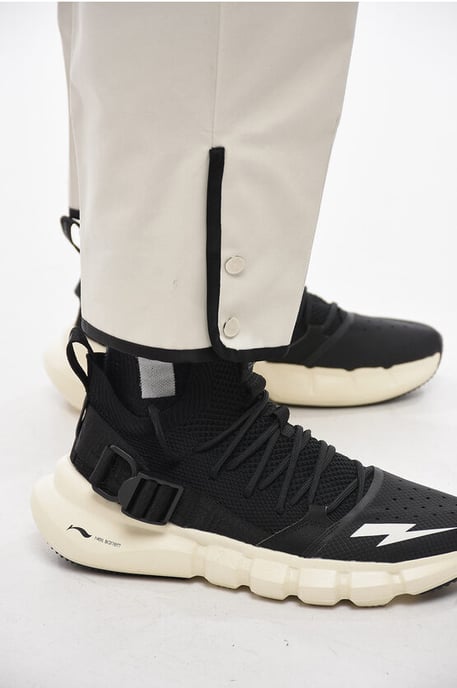 Slim Fit-Hose TOM aus Baumwolltwill mit kontrastierendem Bund in Beige - Image 3