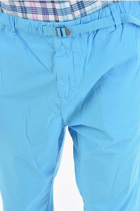 Hose PAPERY aus Popeline-Baumwolle, Comfort Fit, Hellblau - Image 3