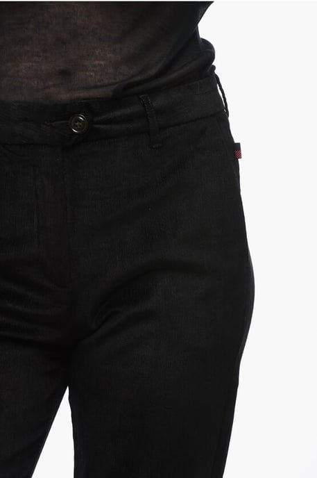 Kurze Cordhose in Schwarz - Image 3