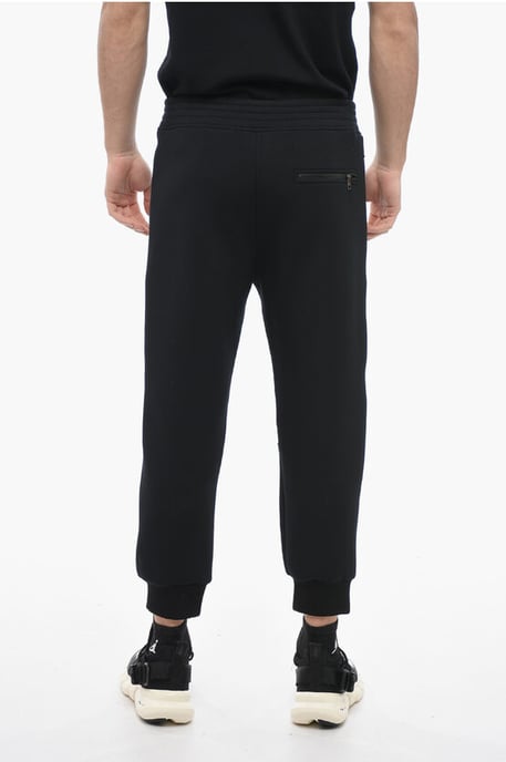 Neopren-Bikerhose mit niedriger Taille und schmaler Passform in Schwarz - Image 2
