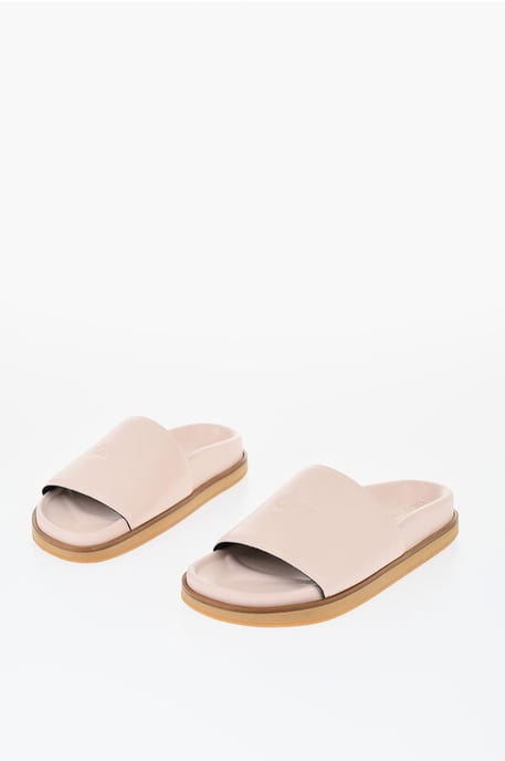 Leder-Slipper OFF STAMP in Rosa - Image 1