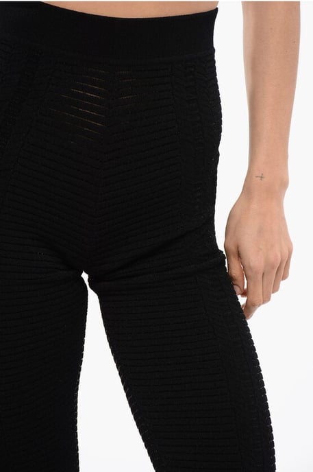 Lochmuster-Leggings mit hoher Taille - Image 3