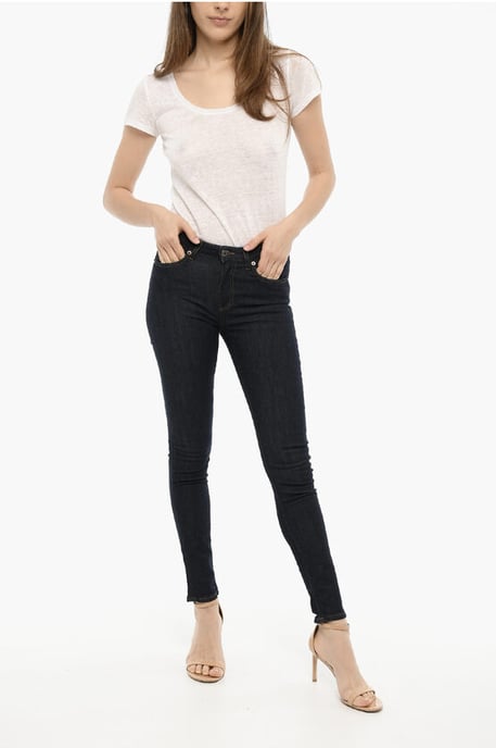 Dunkel gewaschene MARTEN Jeans mit aufgesetzten Taschen, 12,5 cm, in Blau - Image 4