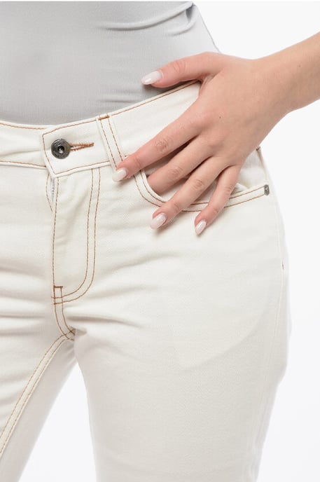Sichtbare Nähte 90S FIT VINTAGE Regular Fit Jeans 21cm in Weiß - Image 3