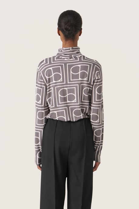 Langarm-Shirt Gerade Passform dark grey - Image 3