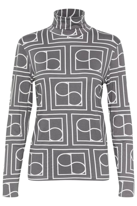 Langarm-Shirt Gerade Passform dark grey - Image 4