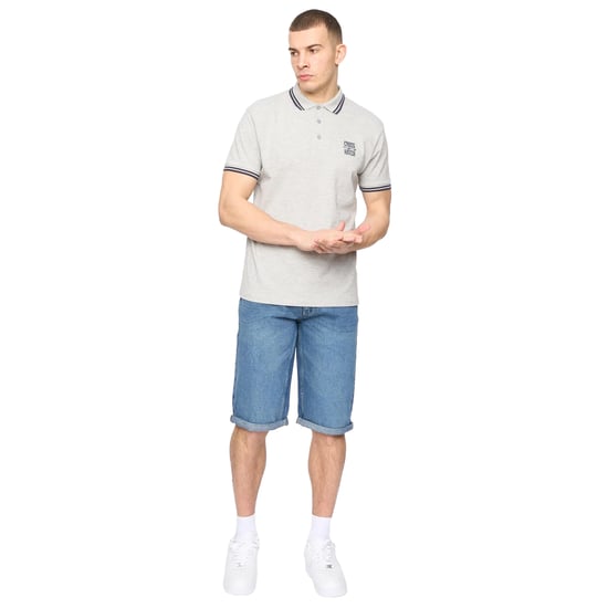 Crosshatch - "Changra" Poloshirt für Herren (Grau meliert) - Image 3