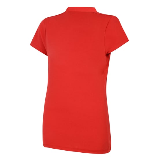Umbro Damen/Ladies Club Essential Poloshirt (Zinnoberrot/Weiß) - Image 2