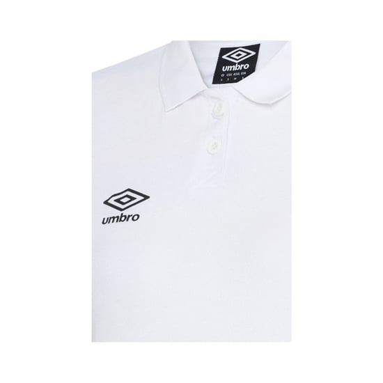 Umbro Damen/Damen Club Essential Poloshirt (Weiß/Schwarz) - Image 3