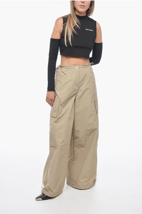 Weite Cargohose PARACHUTE in Beige - Image 4