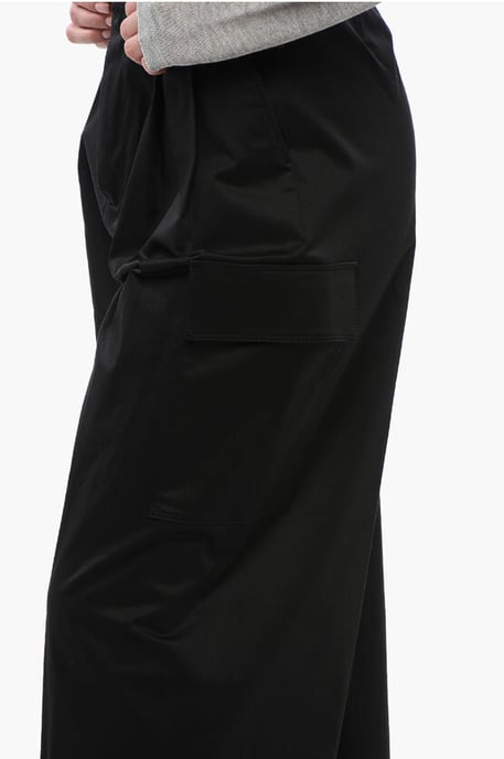 MILITARY Cargohose aus Stretch-Baumwolle in Schwarz - Image 3
