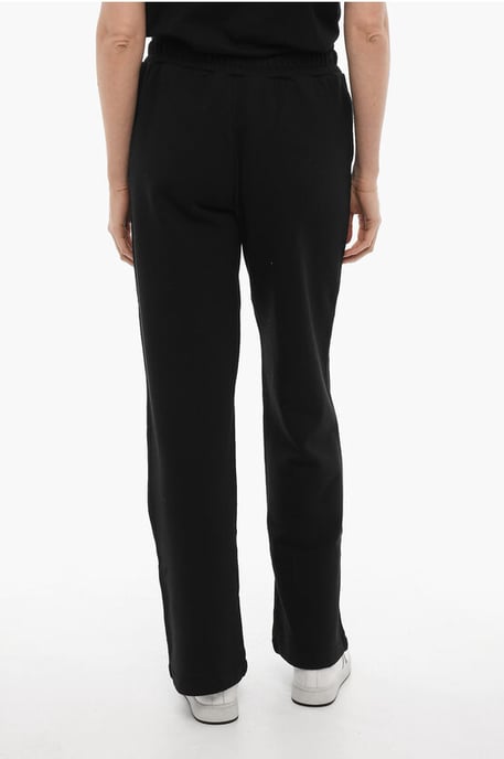 Einfarbige Sweatpants mit aufgedrucktem Logo in Schwarz - Image 2