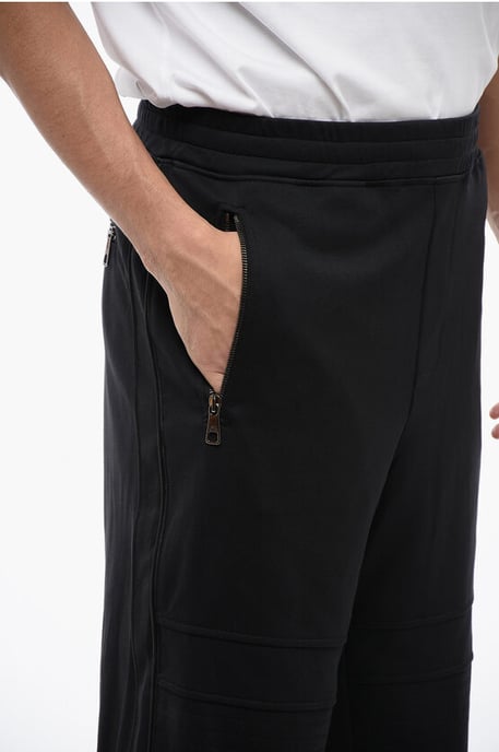 Neil Barrett MODERNIST Biker-Jogginghose aus Baumwollmischung mit Reißverschlusstaschen - Schwarz - Image 2