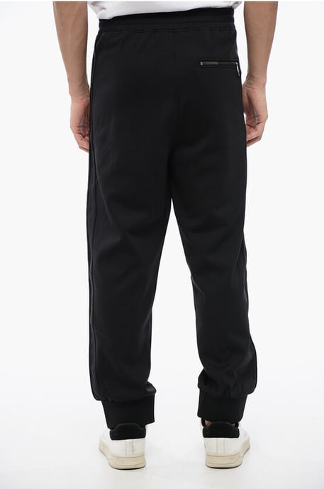Neil Barrett MODERNIST Biker-Jogginghose aus Baumwollmischung mit Reißverschlusstaschen - Schwarz - Image 4