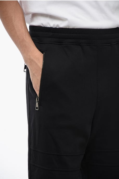 MODERNIST Biker-Jogginghose aus Baumwollmischung mit Reißverschlusstaschen in Schwarz - Image 2