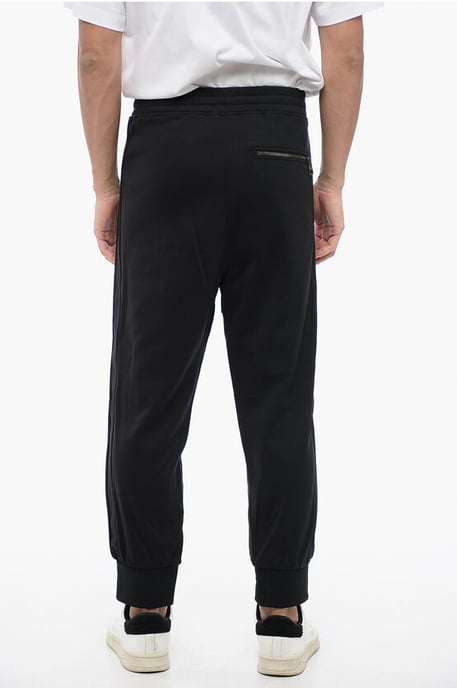 MODERNIST Biker-Jogginghose aus Baumwollmischung mit Reißverschlusstaschen in Schwarz - Image 4