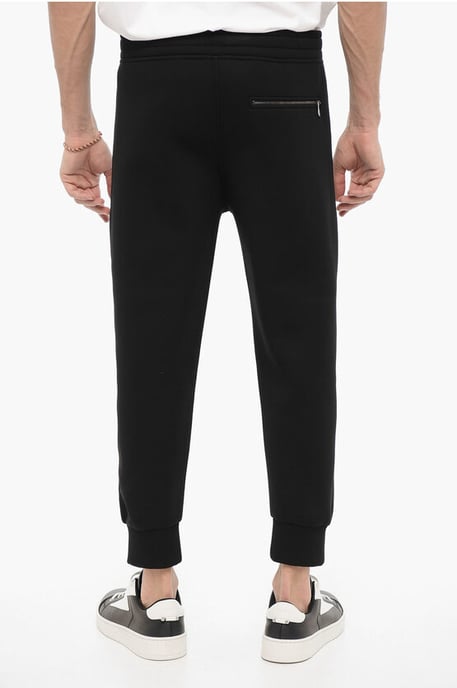 Eng geschnittene Jogginghose mit Kordelzug in der Taille in Schwarz - Image 2