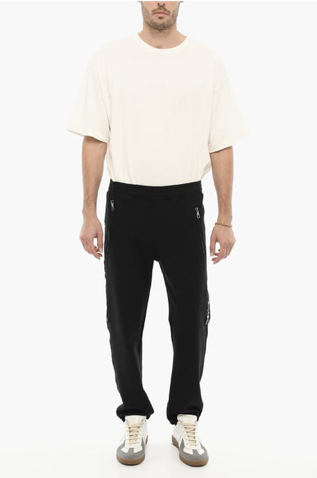 Skinny Fit-Jogginghose mit seitlichem Thunderbolt-Print in Schwarz - Image 4