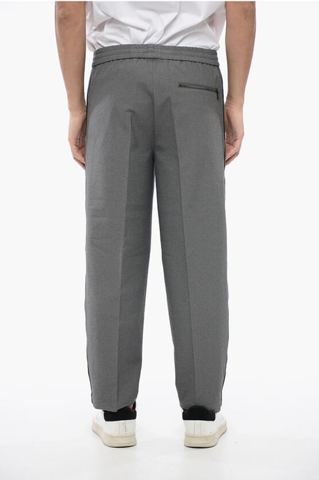 Stretch-Stoffhose LOUIS mit elastischem Bund in Grau - Image 2