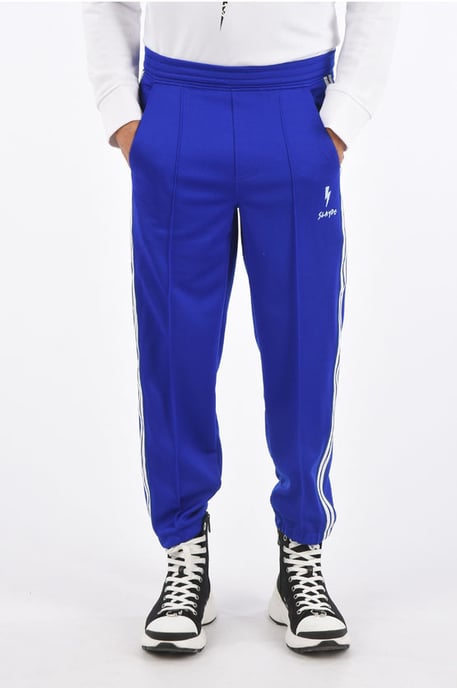 SLAYDE Jogginghose mit niedriger Leibhöhe und einfacher Passform in Blau - Image 1