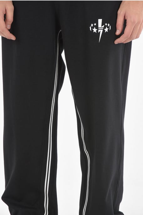 JAMES HARDEN Baggy-Jogginghose mit BOLT STAR-Aufdruck in Schwarz - Image 3