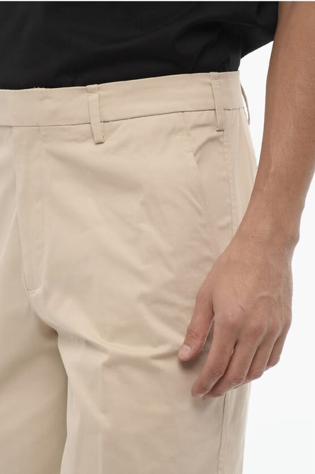Skinny Fit Cargohose mit Gürtelschlaufen in Beige - Image 2