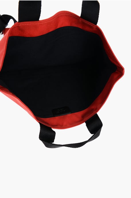 Nylon Maxi Bag mit abnehmbarem Schultergurt in Rot - Image 4