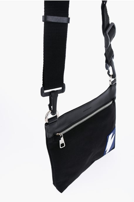 Nylon-Sacoche mit abnehmbaren Trägern in Schwarz - Image 3