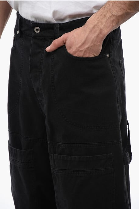 Relaxed Fit GARMDYED CARPENTER Cargo-Jeans 32 cm in Schwarz - Image 3