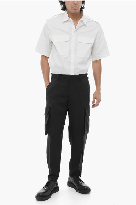 Locker geschnittene FIREMAN-Cargohose in Schwarz - Image 3