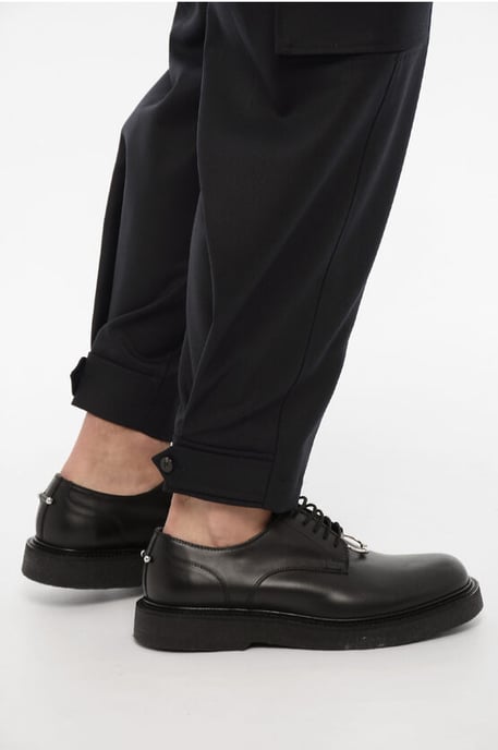 Loose Fit FIREMAN Cargohose mit Knöchelknopf in Blau - Image 4