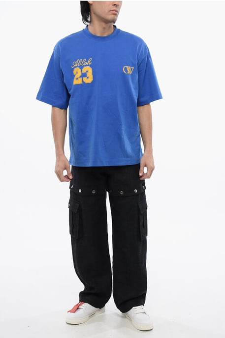 Leinenhose 90SLOGO mit modularem Design in Blau - Image 4