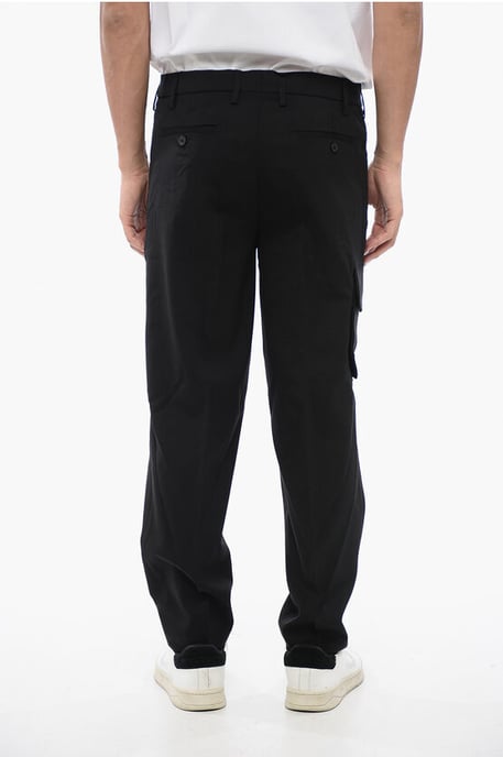 Cargohose NATE aus Schurwollmischung in Schwarz - Image 2