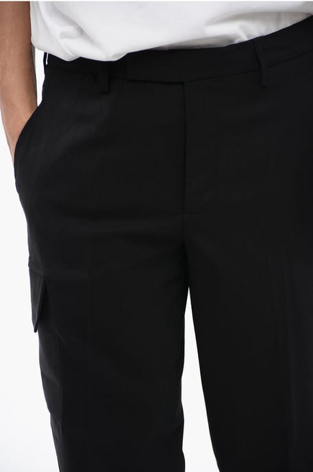 Cargohose NATE aus Schurwollmischung in Schwarz - Image 3