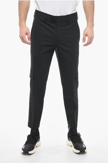 Skinny Fit-Cargohose NATE in Schwarz - Image 1