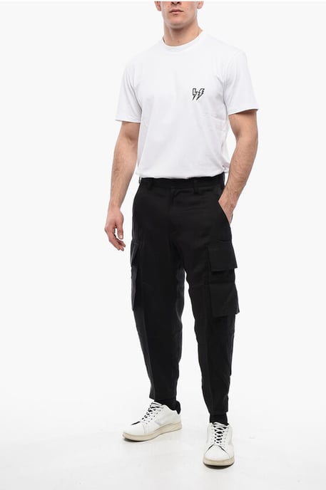 FIREMAN Cargohose aus Seidenmischung in Schwarz - Image 4