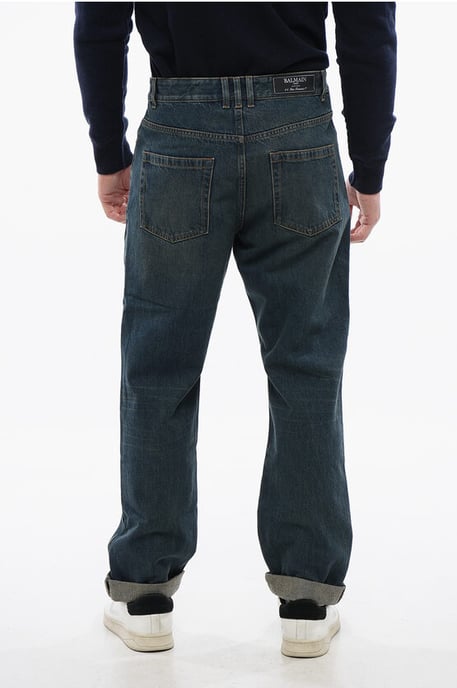 Tapered-Fit Denim mit Vintage-Effekt in Blau - Image 2
