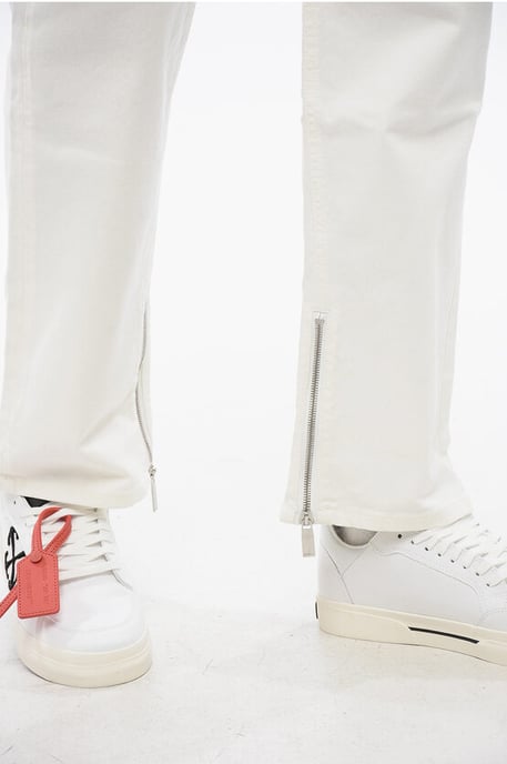 Stretch-Jeans mit Knöchelreißverschluss 20 cm in Weiß - Image 4
