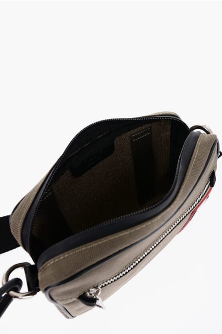 Umhänge-Gürteltasche aus Nylon mit verstellbarem Riemen in Grün - Image 3