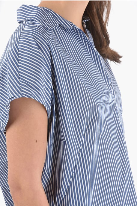 Gestreifte Bluse in Blau - Image 3