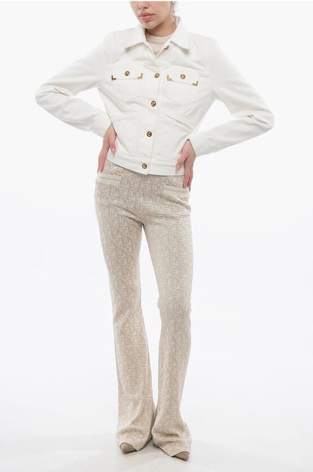Utility-Jeansjacke in Weiß - Image 4