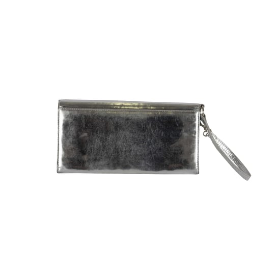 Christian Dior – Pochette in Metallic-Silber – 2000er - Image 2