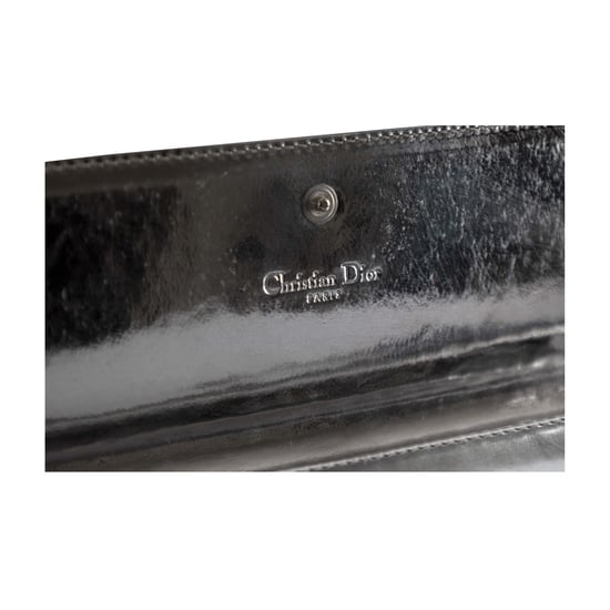 Christian Dior – Pochette in Metallic-Silber – 2000er - Image 5