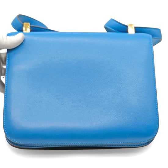 Hermès Constance 24 Blaue Sansibar Evercolor Ledertasche - 10er - Image 4