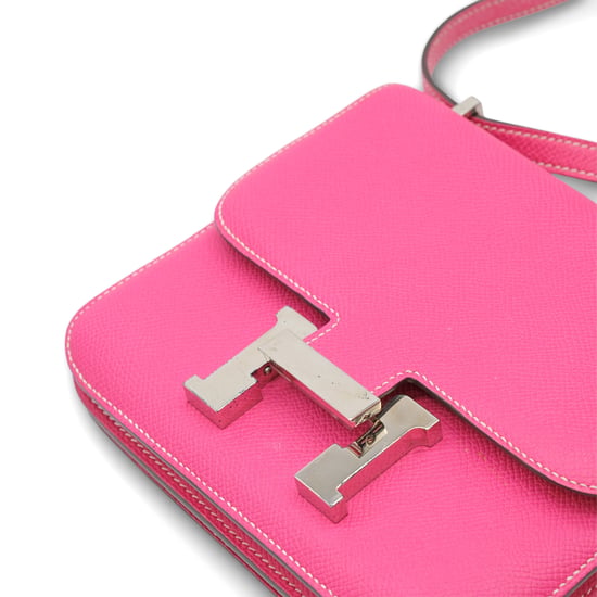 Hermès Constance 18 Mini-Tasche aus Epsom-Leder in Fuchsia – 10er - Image 2