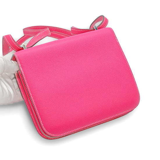 Hermès Constance 18 Mini-Tasche aus Epsom-Leder in Fuchsia – 10er - Image 3