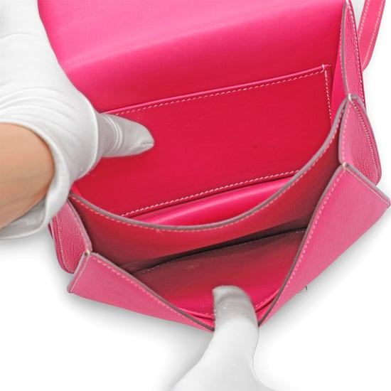 Hermès Constance 18 Mini-Tasche aus Epsom-Leder in Fuchsia – 10er - Image 4