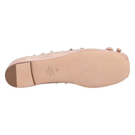 Valentino Rockstud Nappa-Ballerinas Rosa - Image 4