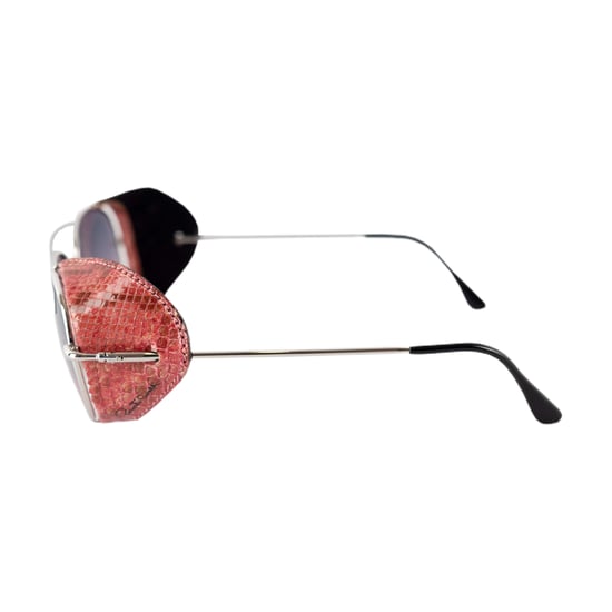 Roberto Cavalli Aviator-Schlangenleder-Sonnenbrille - '10er - Image 3