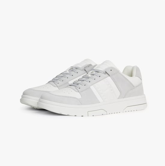 Tommy Hilfiger Die Brooklyn Wildleder Herren Sneaker Hellgrau - Image 3